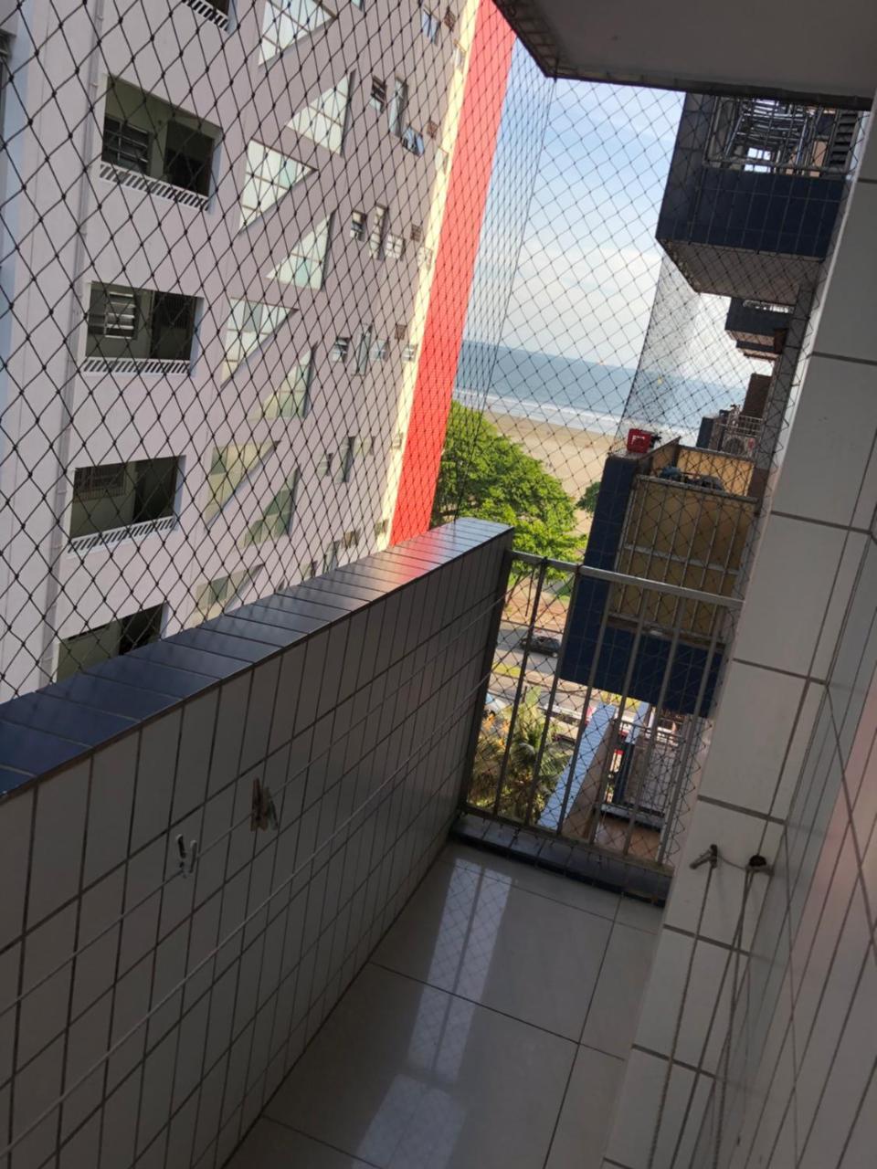 Apto Gonzaga Frente ao Mar Wi-Fi Santos (Sao Paulo) Exterior foto